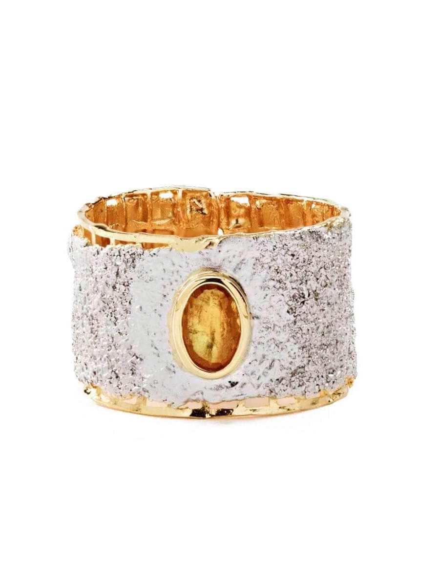 German Kabirski Ilith Citrine Ring